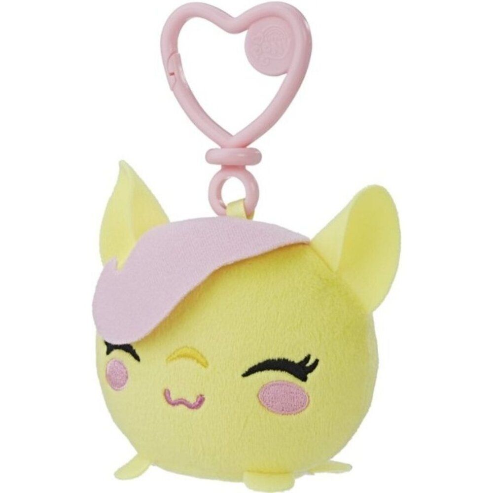 My Little Pony Fluttershy Clip-On Plush Keychain 5" Licensed MLP The Movie